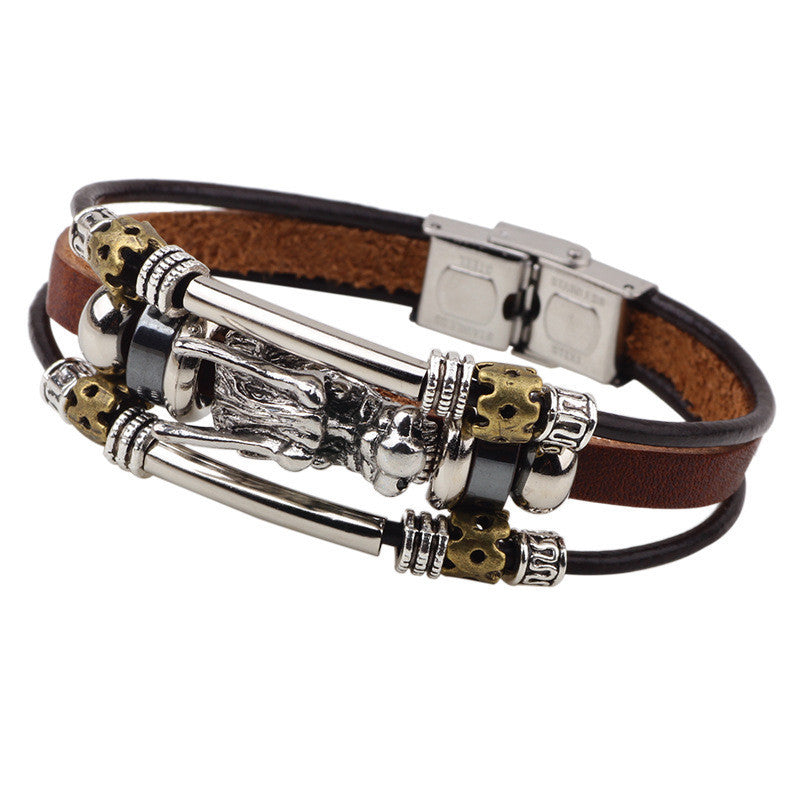 Dragon Multilayer Tibetan Leather Bracelet