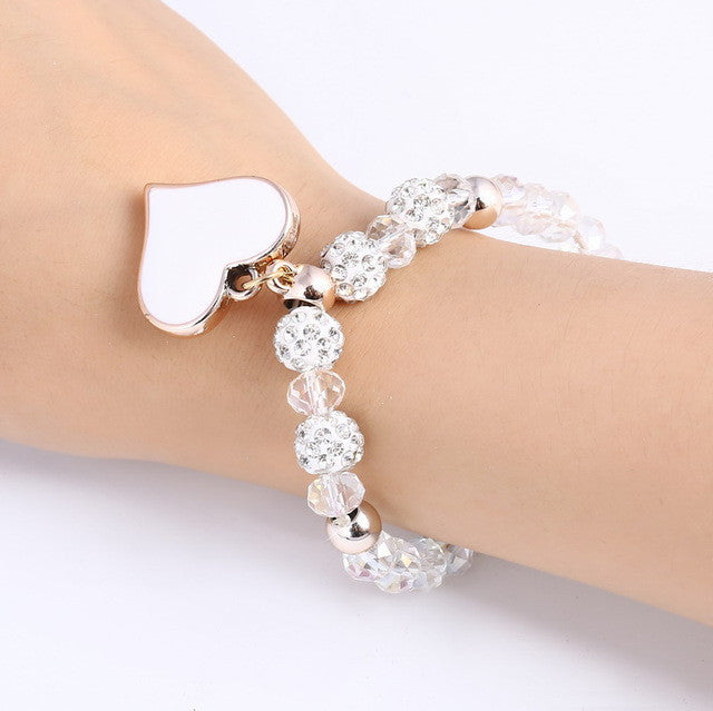 Beautiful Heart Charm Bracelet