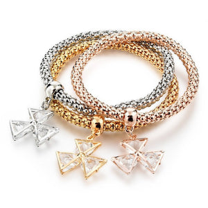 Triangle Charm Bracelets